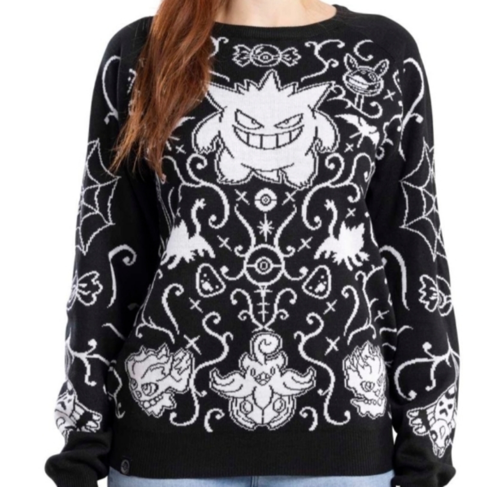 ISO Gengar & Spooky Friends Pokémon Sweet Temptations Knit Sweater